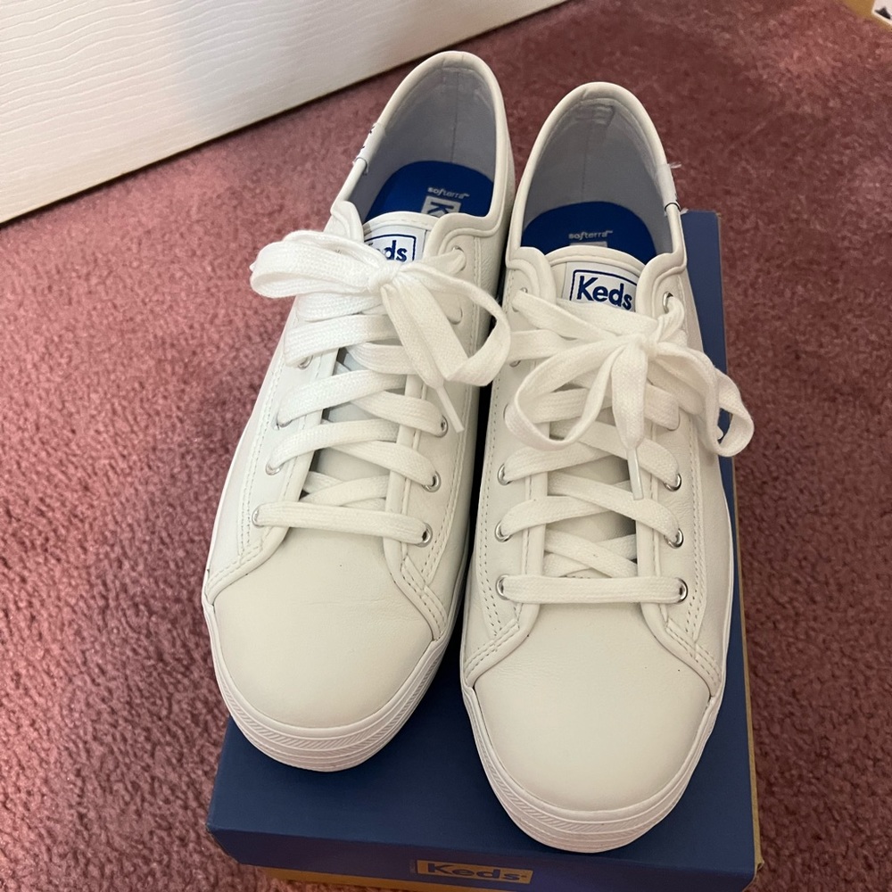 Keds Women's Triple Kick Leather Sneaker